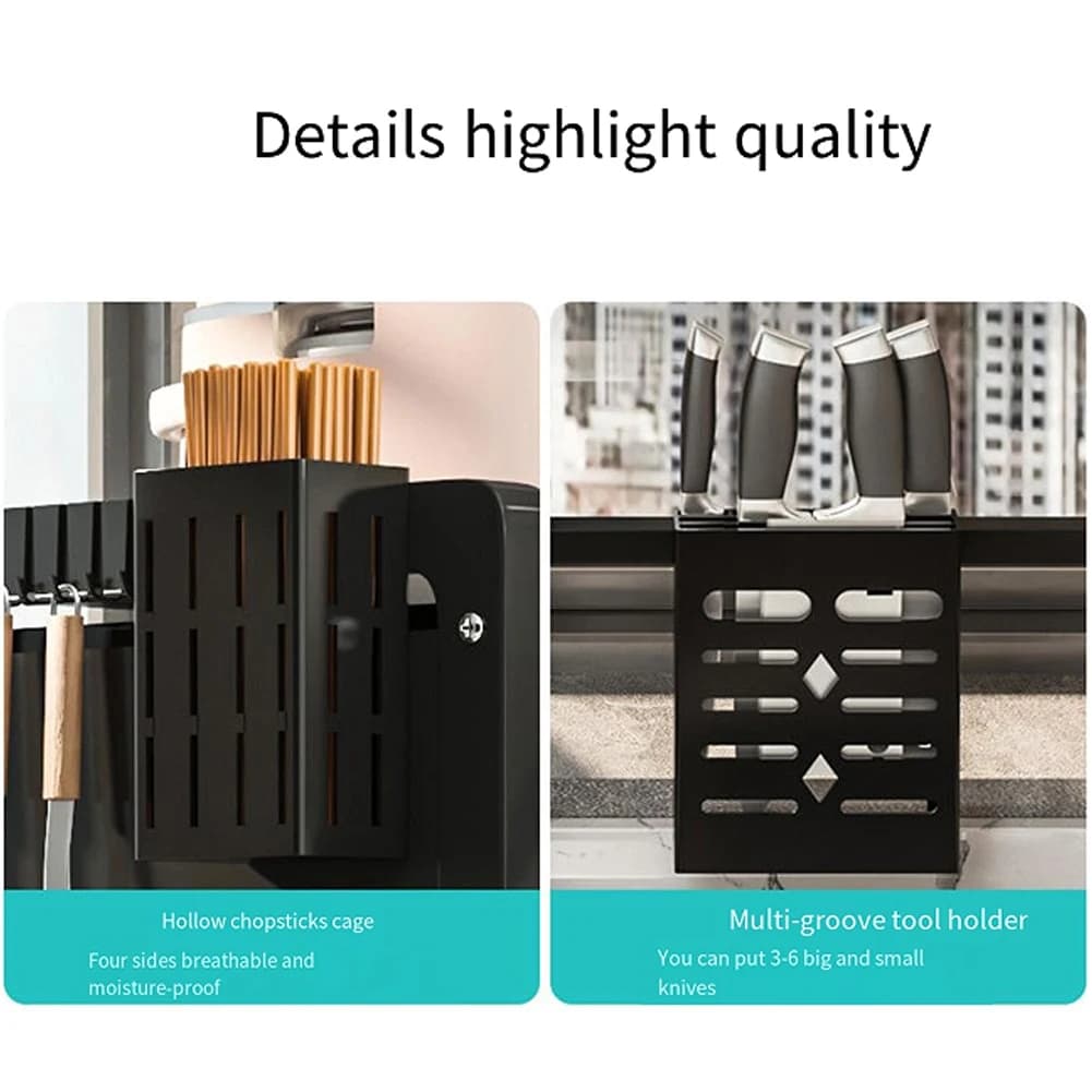 Multi Organizer Cabinet 3-Tier Kitchen Drain Shelf Steel Over The Sink Dish Drying Rack Large Over The Sink Dish Rack with Cover