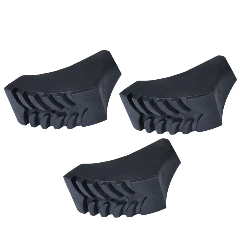 3Pcs Crutch Tip Covers Premium Rubber Anti-Slip Protectors for Hiking Walking Stick Trekking Poles Crutch Foot Cover