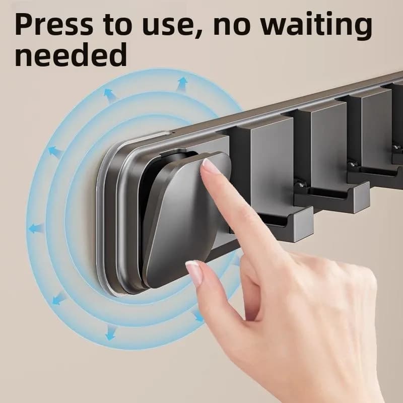 Ganci Adesivi Resistenti per Appendere Vestiti, Stile Moderno e Semplice, in Materiale ABS, Gancio Girevole per Uso in Ufficio
