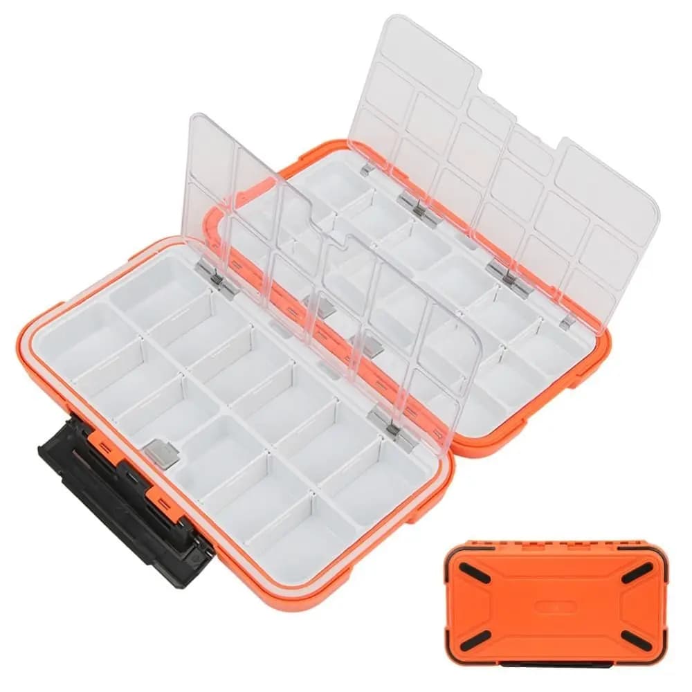 ABS Resistant and Waterproof Esche Box with 30 Parts, Organizer for Double Sided Esche, Storage Container
