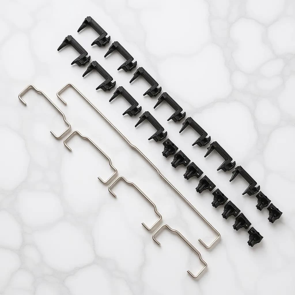 1Set Mechanical Keyboard Key Stabilizer Kit 6.25u 4x2u Bar Stabilizer Insert Compatible for Gh60 87 Keyless Computer Supply