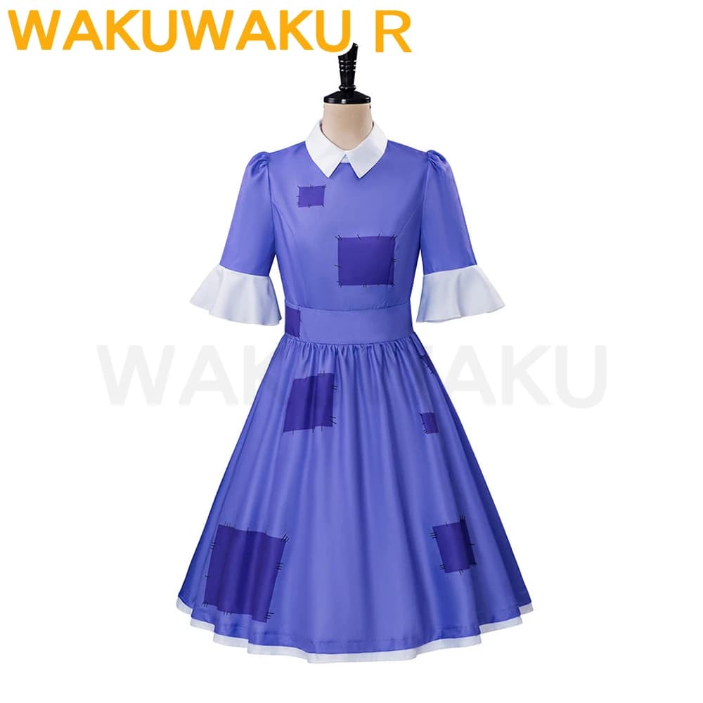 Disponibile - Costume Cosplay Ragatha Anime 【XS-3XL】WakuWaku-R Abito Viola da Donna per Palcoscenico Cosplay Pomni Ragatha Taglie Forti