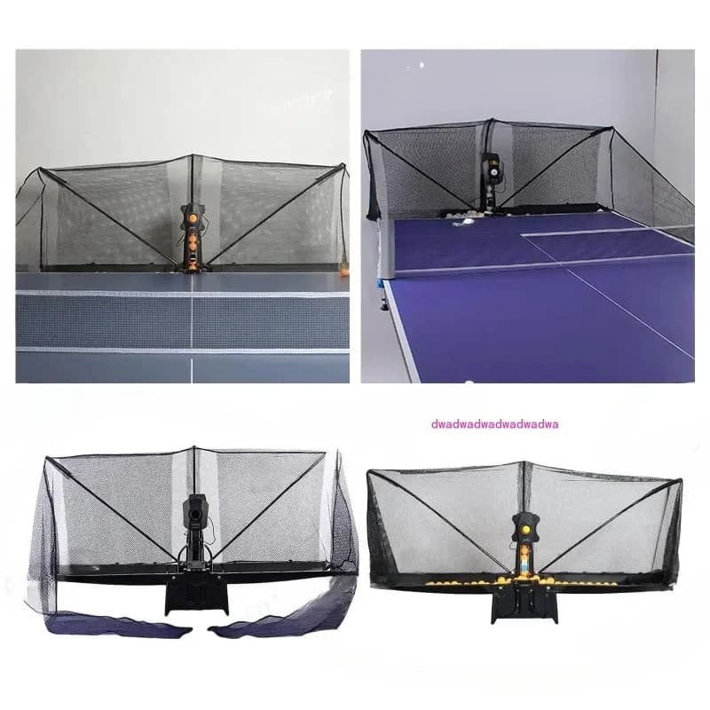 Robot da ping pong automatico con palla da ping pong con rete per gli amanti del pong