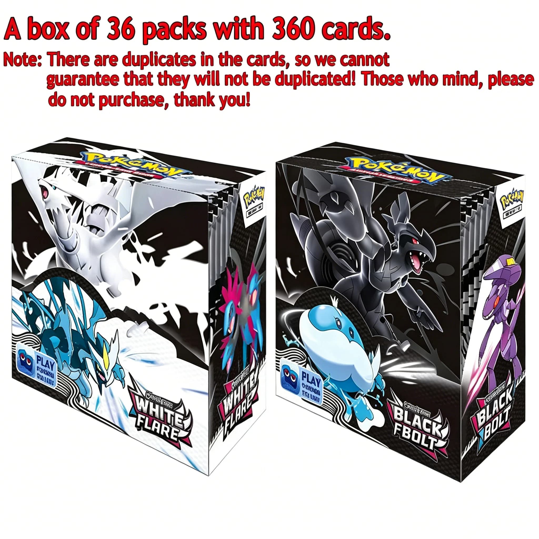 Pokemon TCG Booster Box Set, 36 Packs with 360 Cards, Kids and Collectors Gift