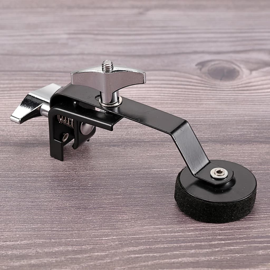 Silenziatore professionale per batteria - Ammortizzatore a morsetto regolabile con feltrini per un accessorio per percussioni con silenziatore di controllo