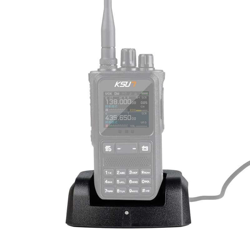 Stazione di ricarica USB per caricabatterie da tavolo per walkie-talkie KSUN UV110D