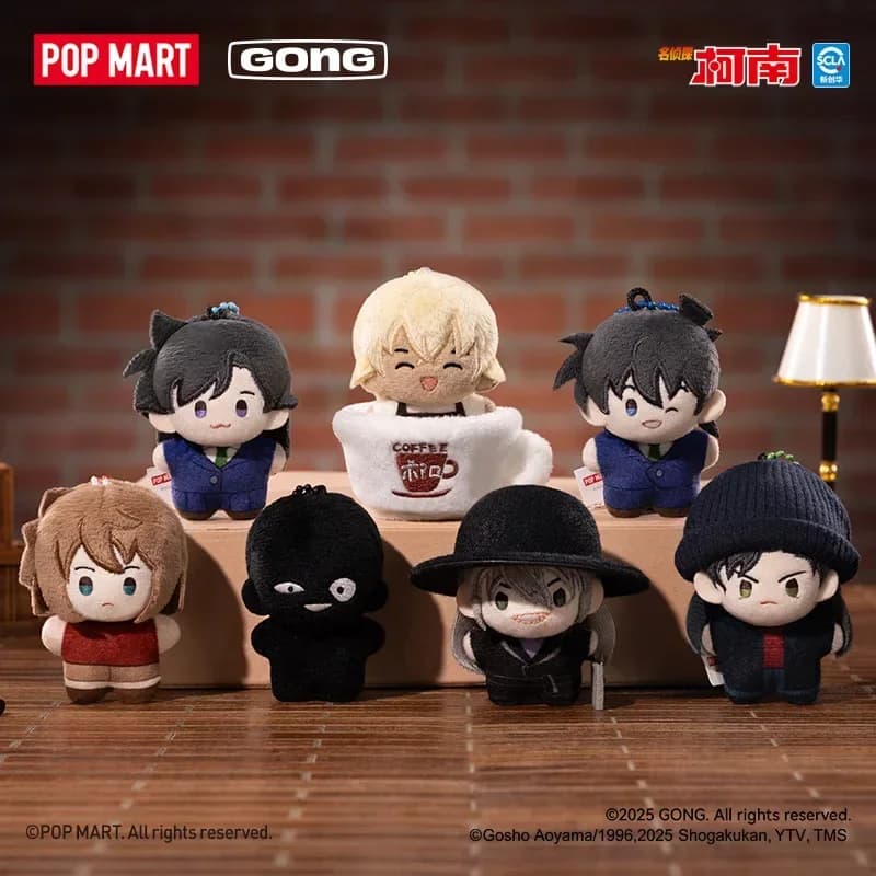 POP MART GONG Detective Conan 5CM Pocket Peluche Serie Scatola Cieca Originale Scatola Misteriosa Indovina Borsa Giocattoli Bambola Anime Figura Desktop