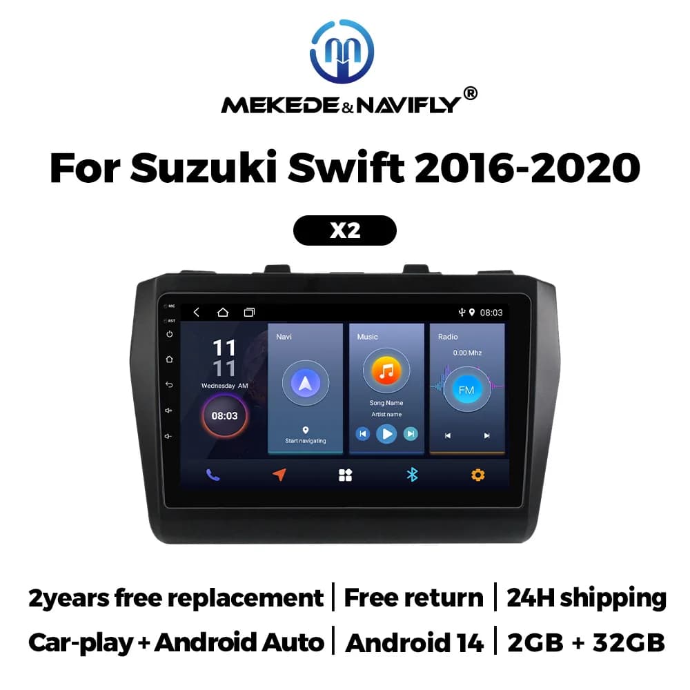 New 2025 Android 14 for Suzuki Swift 2016 -2020 autoradio Stereo reader Video multimedia navigation GPS Wireless CarPlay Car 4G smart systems for autoradio stereo auto bluetooth autoplay android