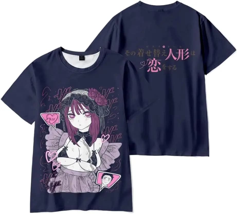 Merch My Dress Up Darling Cartoon T-shirt unisex classica a maniche corte