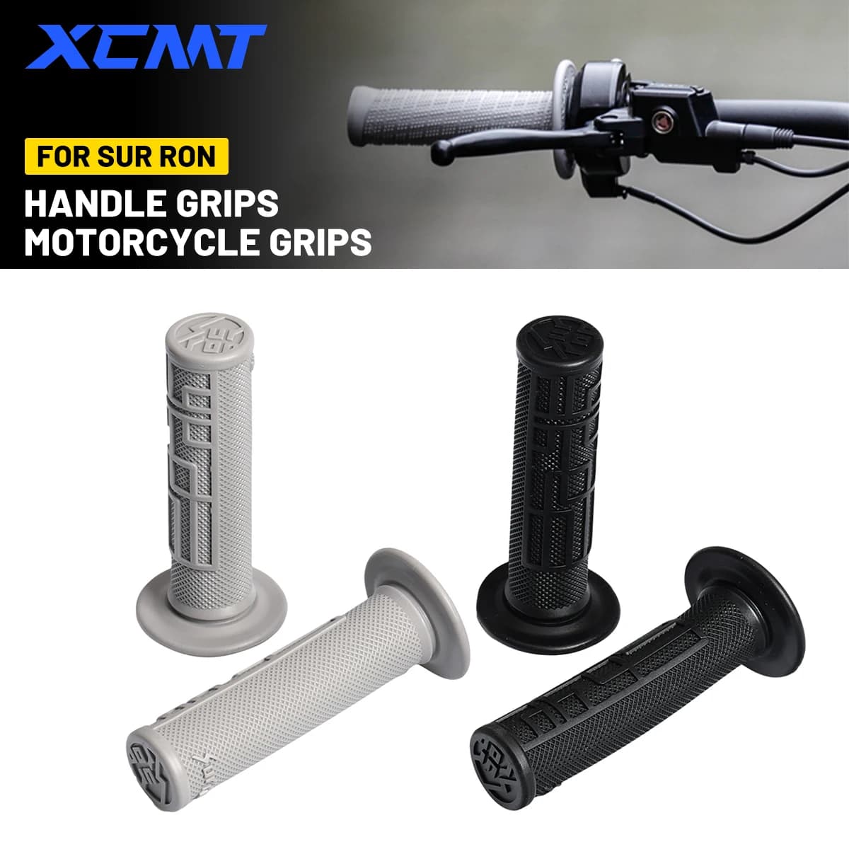For motorcycle accessories Sur-Ron handlebar grip rubber knobs for Sur Ron SurRon SX Lightbee Light Bee electric bike offroad