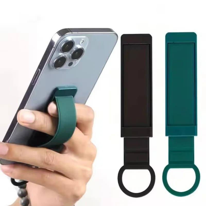 Universal Wristband Finger Holder Invisible Buckle Mobile Phone Back Sticker Desk Bracket Telescopic Push Pull Handle Grip Stand