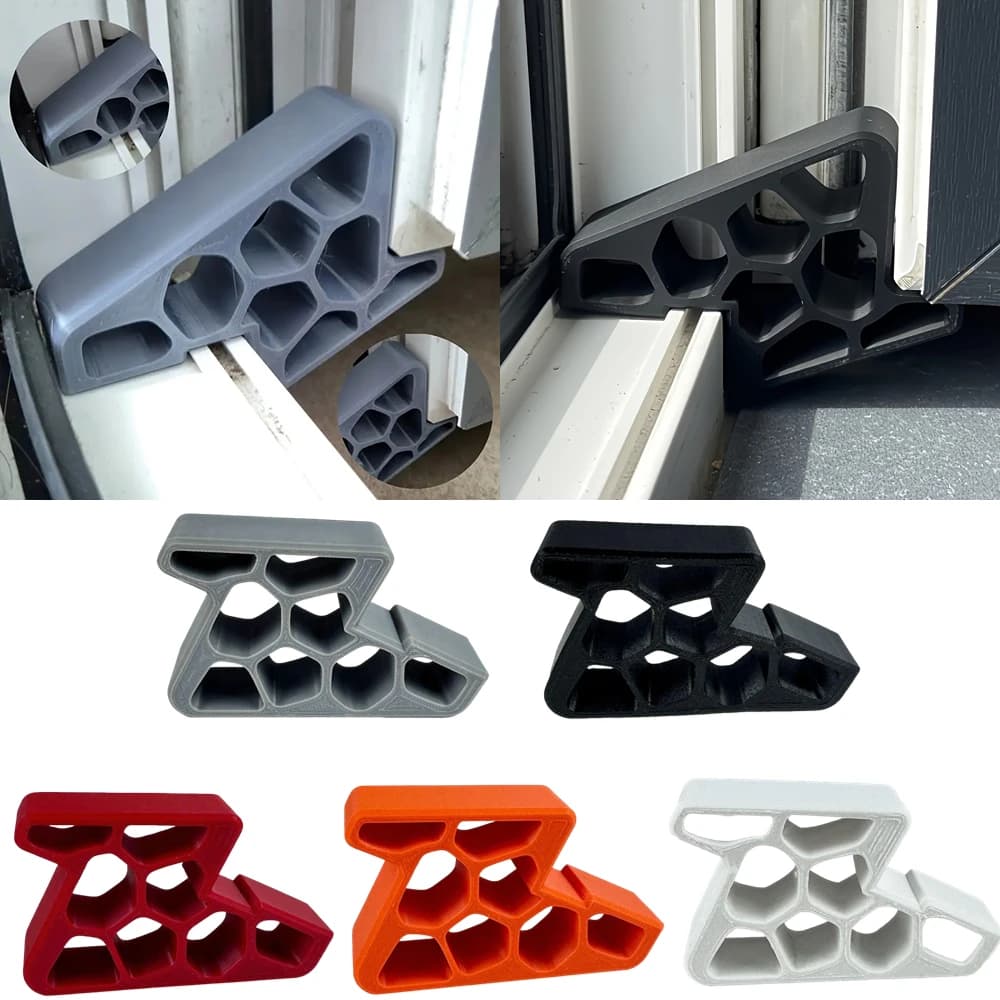 Universal Door Window Stopper Heavy Duty Non-Slip Balcony Window Door Wedge For Home Office Bathroom Kitchen Door Holder