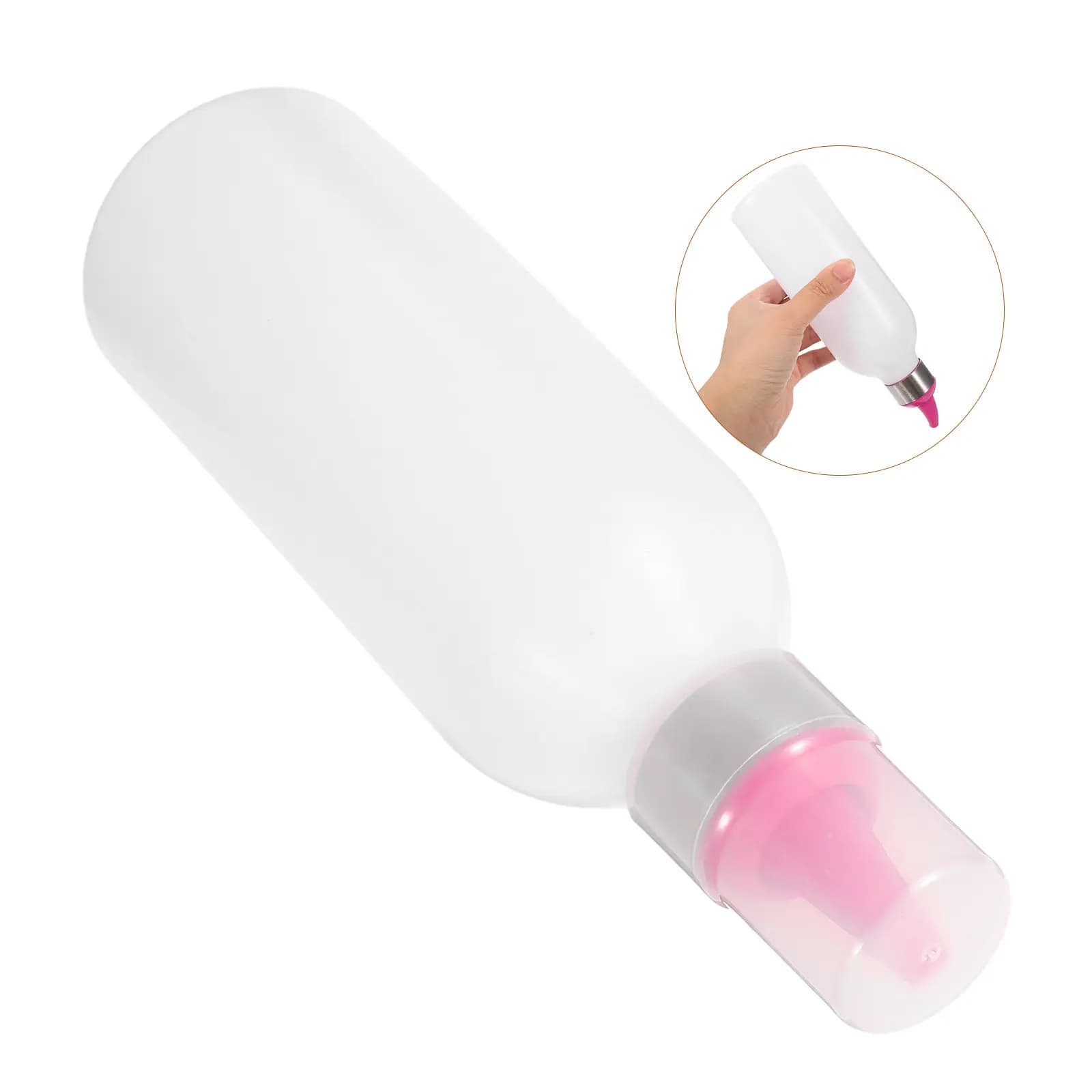 Set di 3 Bottiglie Dosatrici per Condimenti, Senza BPA, in Plastica, per Olio, Salse, Sciroppi, Marmellate, Riutilizzabili, per Cucina