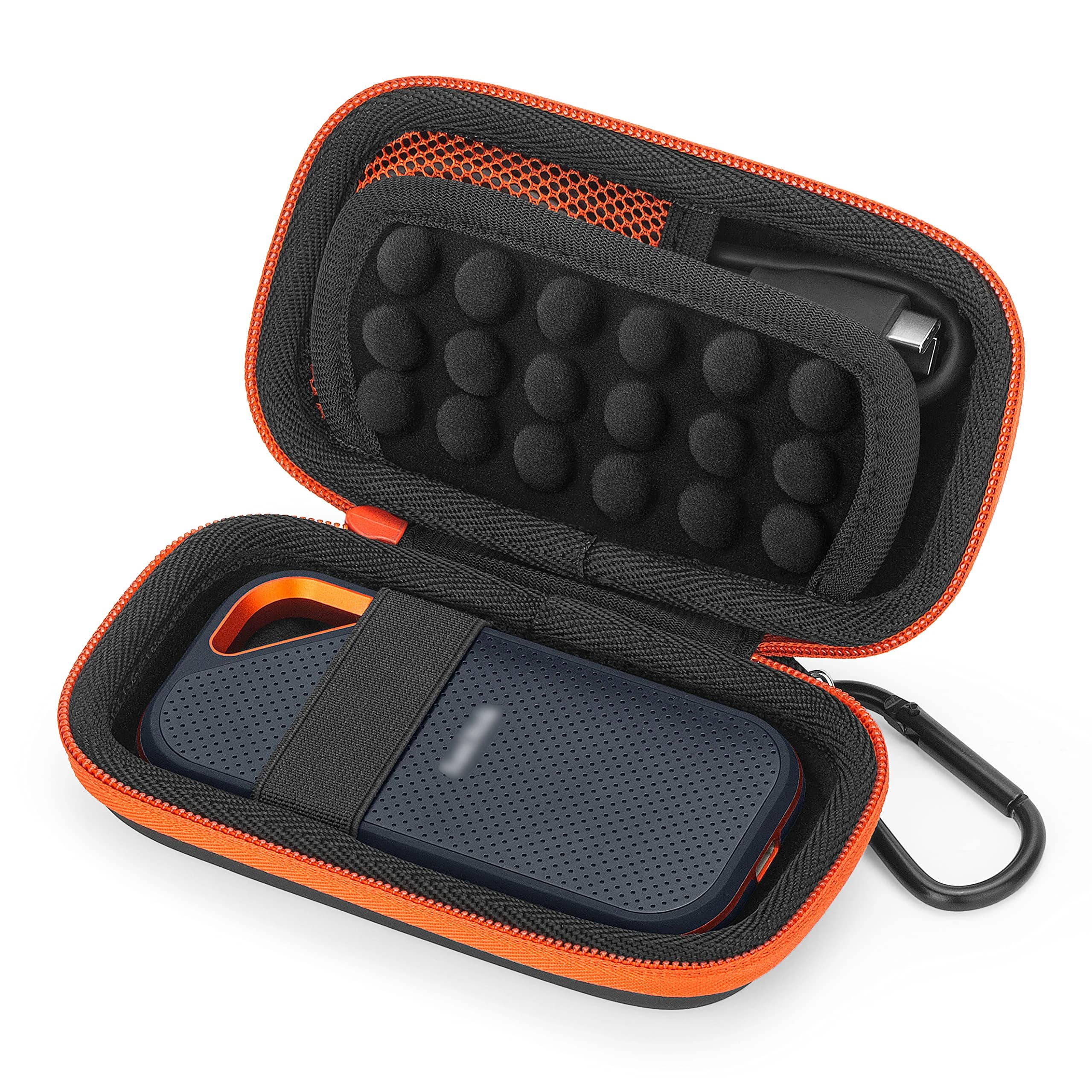 Custodia rigida per SanDisk Extreme Pro/SanDisk Extreme SSD esterno portatile 500 GB 1 TB 2 TB, custodia protettiva da viaggio