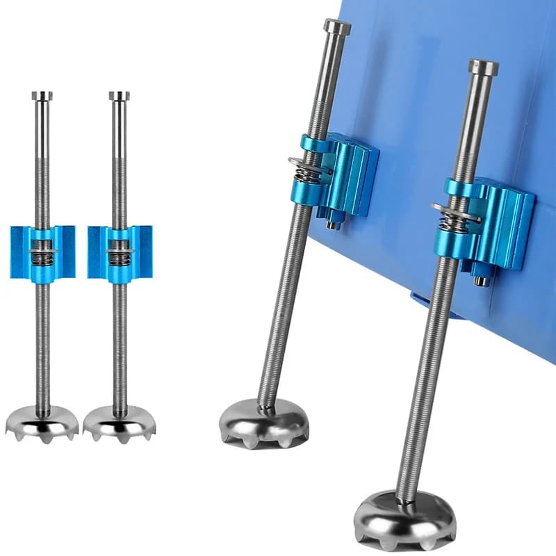 Adjustable Stable Fishing Case Lifting Leg Fish Equipment Tank Support Bracket Fishing Box Tank Equipment Telescopic Legs Support A551