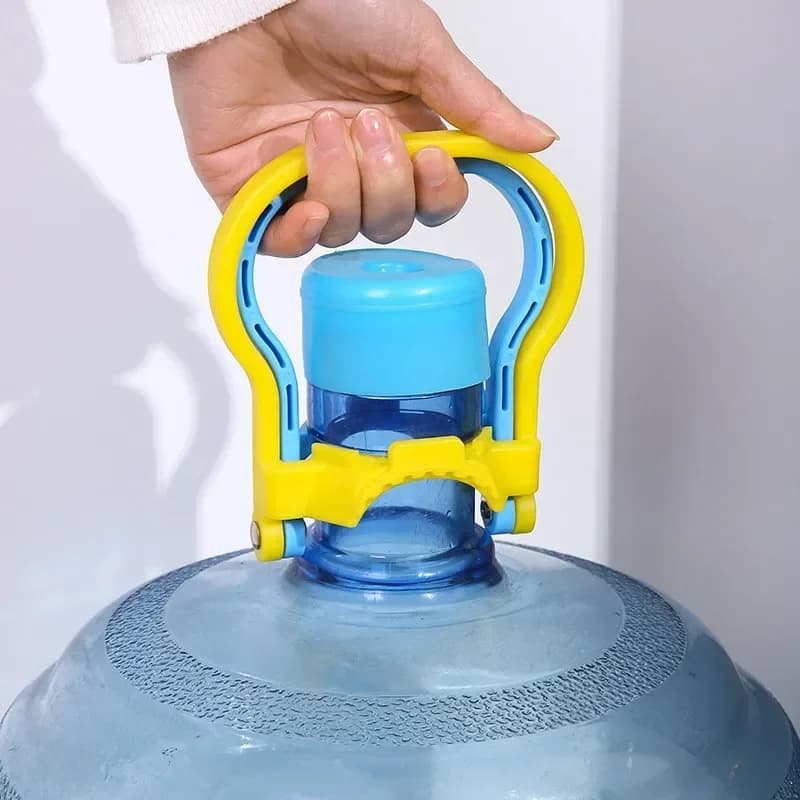 1Pcs PP Material Water Extractor Barrel Purified Mineral Bucket Lifting Device Big Bucket Carrying Ring Handle Color Random