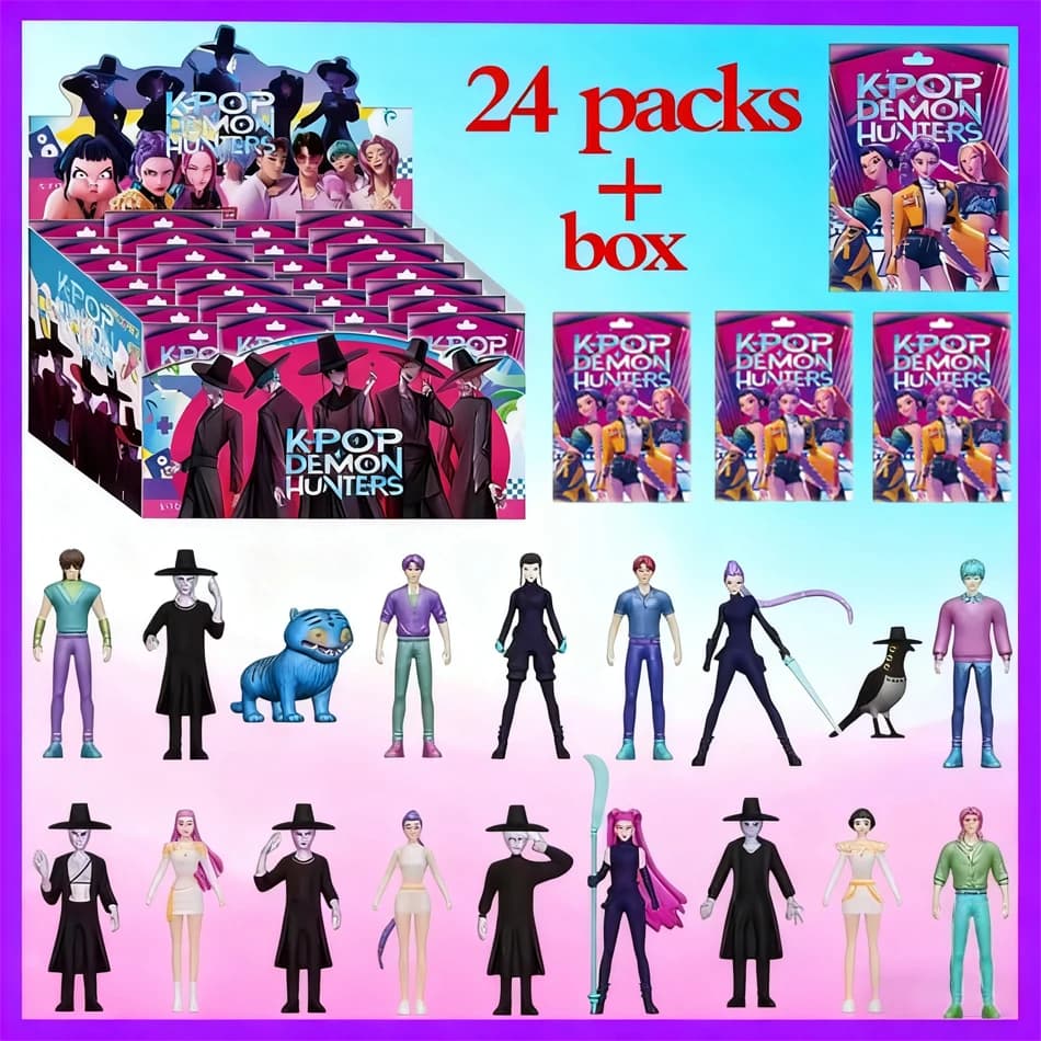 Anime Movie Blind Box K-POP Caccia alle streghe Super Idol Rumi Mira Zoey Demon Hunter Mini figurine Modello in PVC Regalo di compleanno Scatola cieca