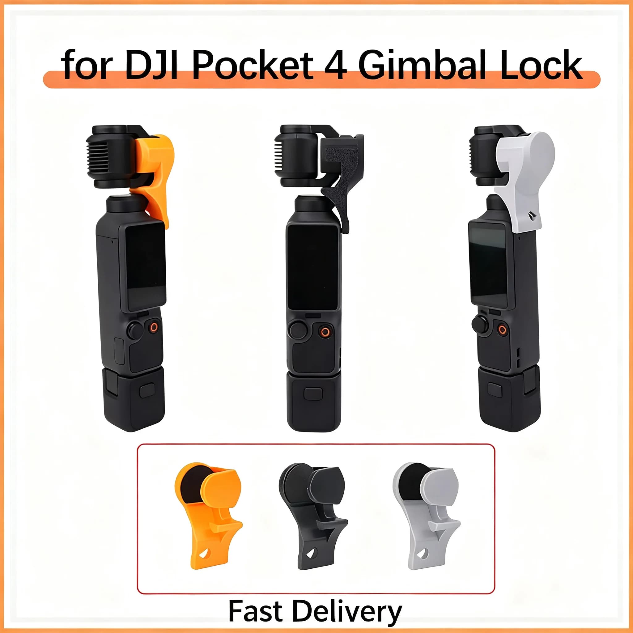 For DJI OSMO Pocket 4 Handheld Camera Gimbal Clip mounting clip Gimbal Stabilizer Fixture Bracket Action Camera Accessories
