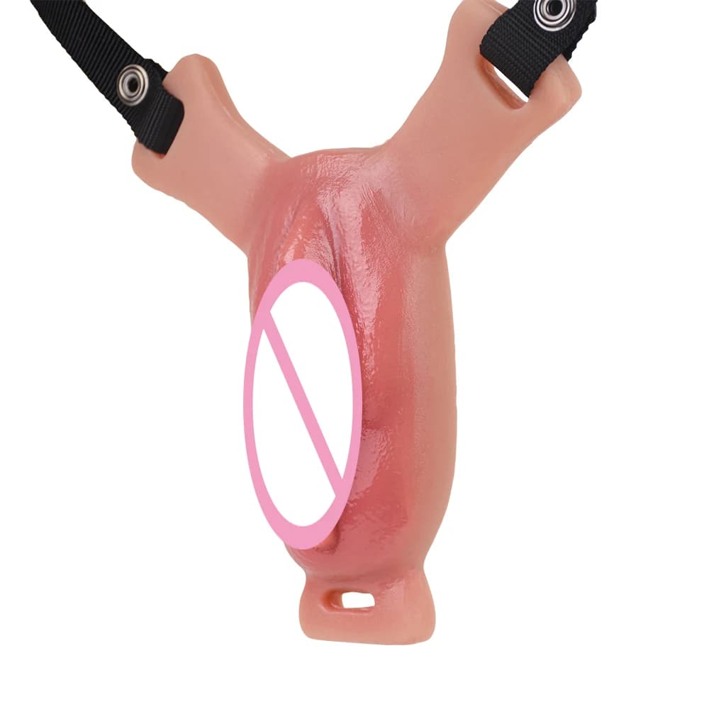 FAAK Silicone Smerigliatrici Del Sesso Strapon Realistico Della Vagina Della Prostata Massaggio Anale Biancheria Intima Pad Falso Vulva Dildo Giocattoli Del Sesso Per Le Donne Degli Uomini
