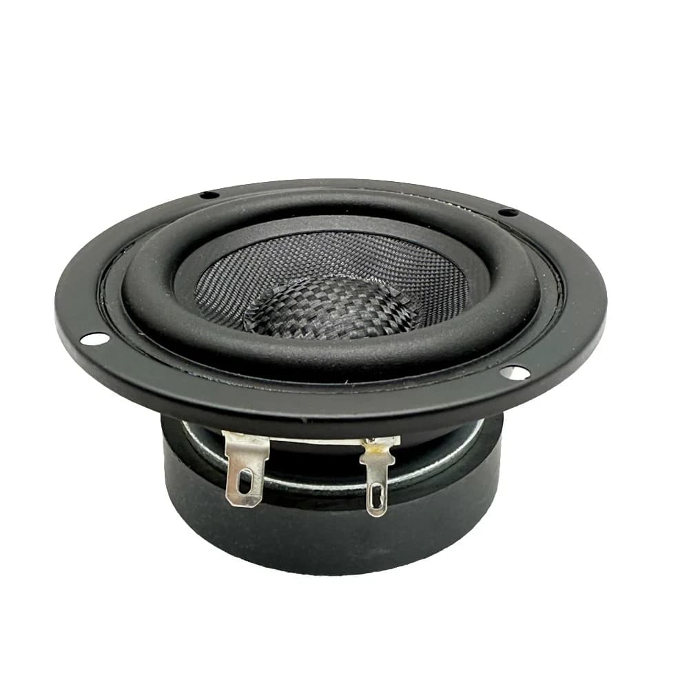 1 pz 3.5 pollici 3 pollici 90MM altoparlanti 4 Ohm 15W rotondo in fibra di vetro bacino impermeabile gamma completa altoparlante per auto midrange bass