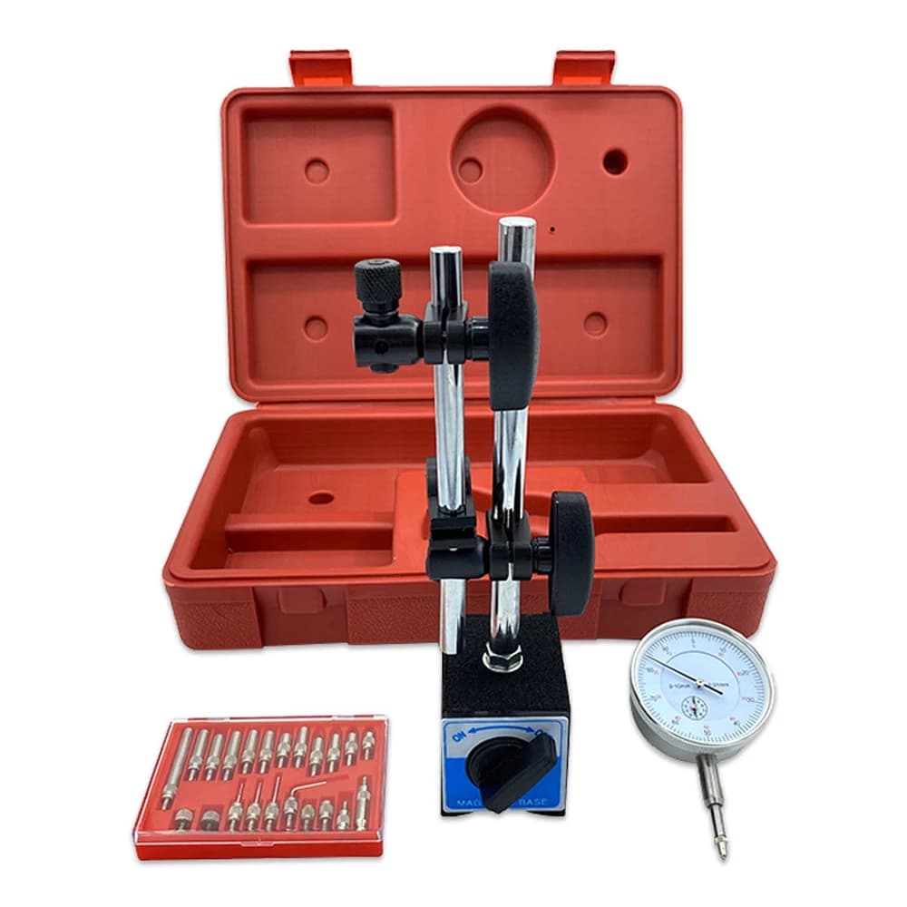 Set di Indicatori a Quadrante Universali con Base Magnetica, Regolazione Fine, Supporto di Fissaggio Magnetico, Calibro a Quadrante
