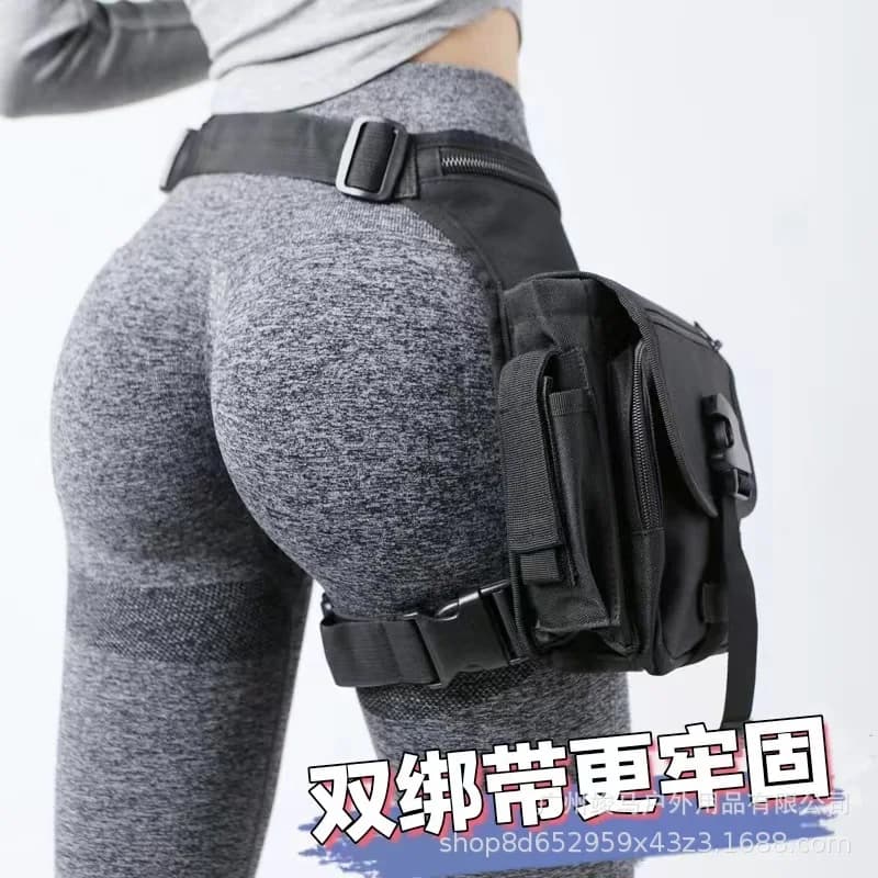 Multifunctional Tactical Leg Bag Outdoor Cycling Lure Fishing Waist Bag Multi-pocket Pouch for Security Rescue Adventure Gear