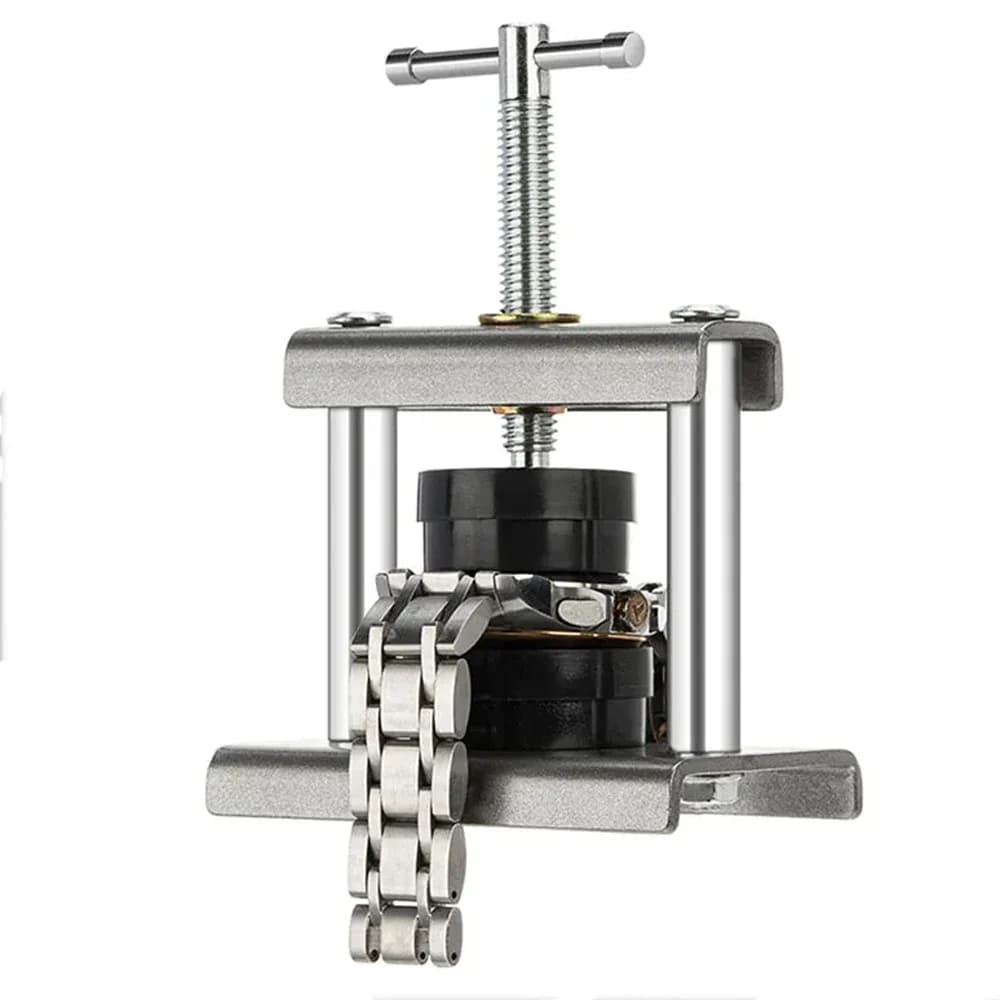 Set di presse per orologi professionali Parte posteriore dell'orologio per strumento di chiusura della cassa e fissaggio per kit di stampi per strumenti di riparazione di orologi da orologiaio