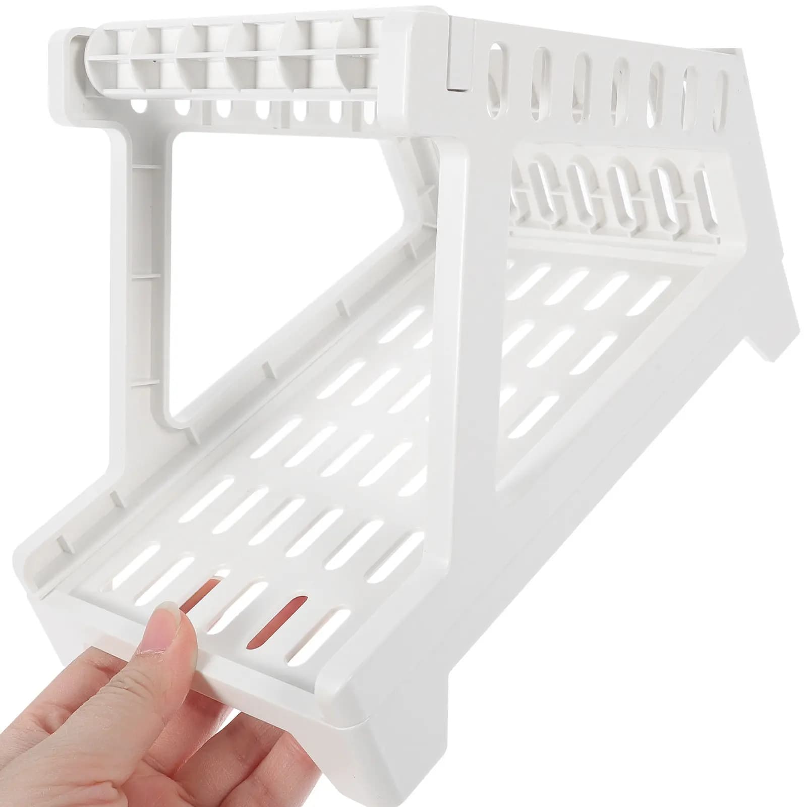 Porta Etichette da Scrivania in Plastica ABS Rinforzata, Organizzatore per Rotoli di Etichette, Accessorio per Stampante, Forniture per Supermercati