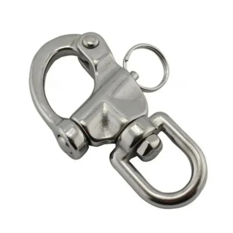316 Stainless Steel Swivel Shackle Quick Release Boat Anchor Chain Eye Shackle Swivel Snap Hook for Marine hardware