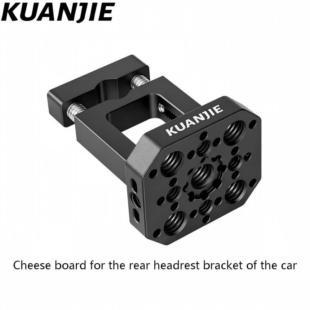KUANJIE ZH53 ARRI RED SONY Camera Car 3/8 Rear Pillow Bracket Cheese Board