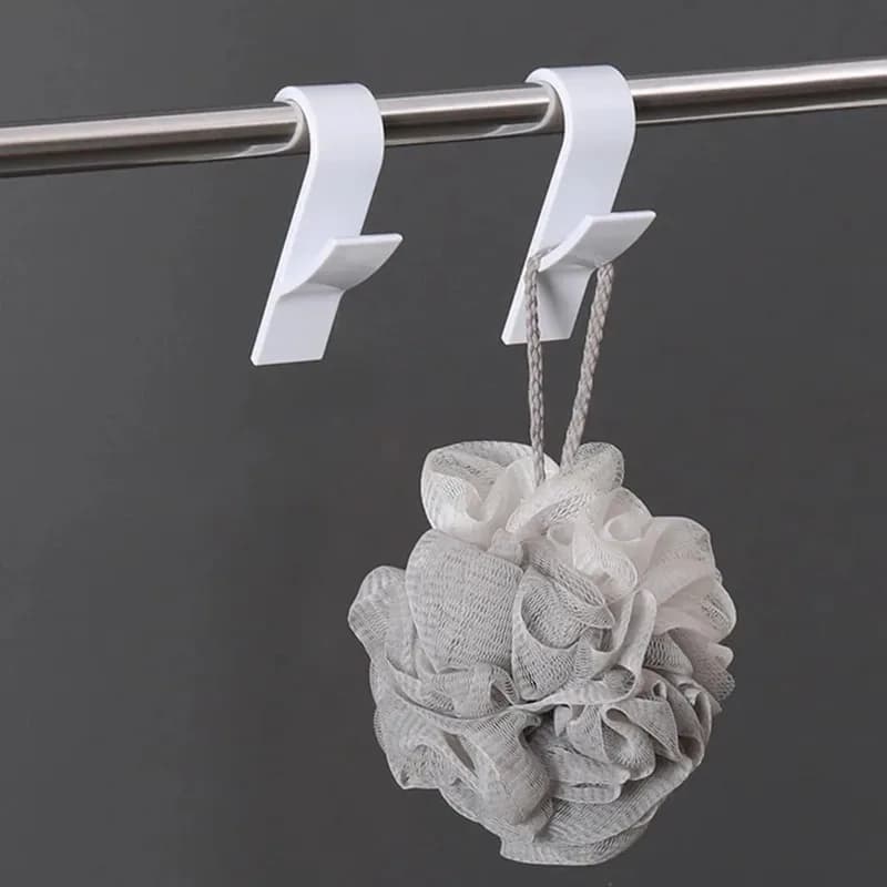 2 ganci per radiatore per asciugamani, appendiabiti adesivo per bagno e doccia, clip senza foratura per riporre vestiti e sciarpe