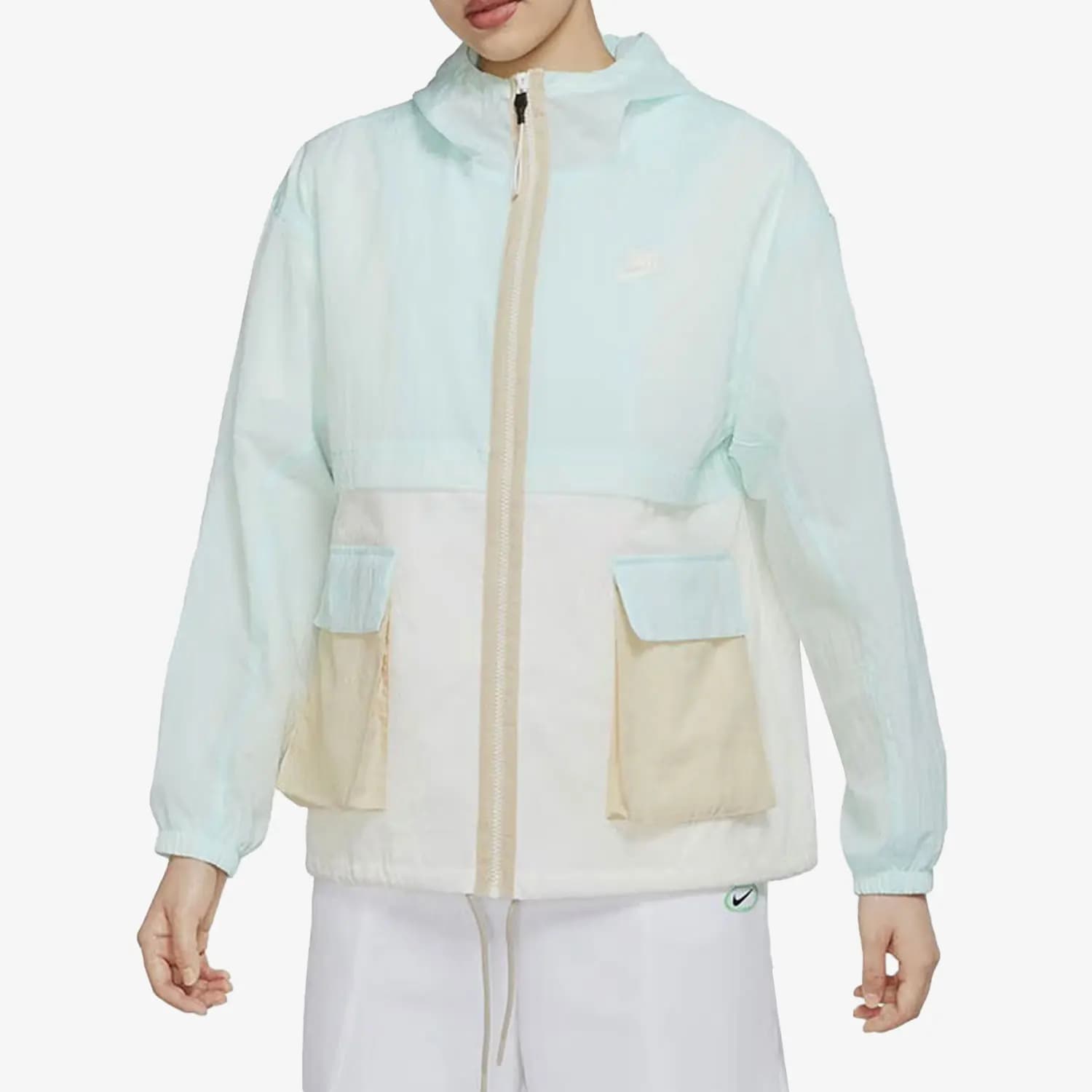 Nike Authentic Autumn New Women's Sports Casual Windproof Hooded Jacket DZ3036-311