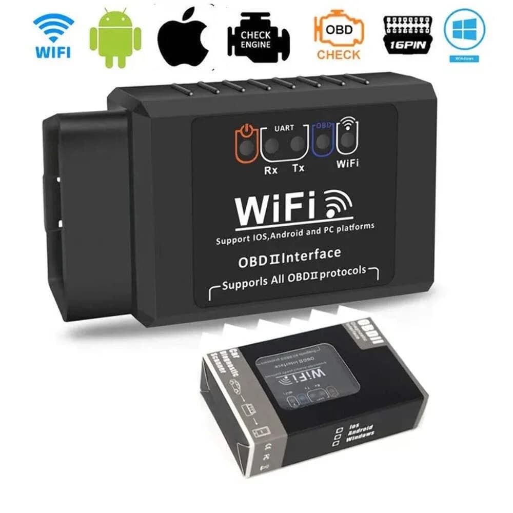 Popular ELM327 WiFi OBD2 Code Reader Scanner V1.5 Car Diagnostic Tools Car fault detector for Android/IOS/ PC