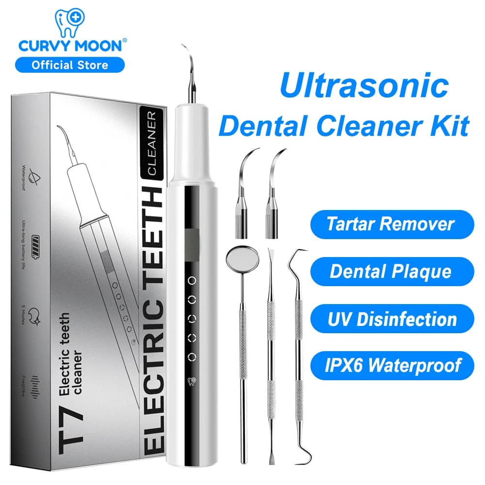 Electric Tooth Cleaner Ultrasonic Dental Scaler Vibration Toothbrush Calculus Tartar Remover Teeth Whitening Cleaning Tools