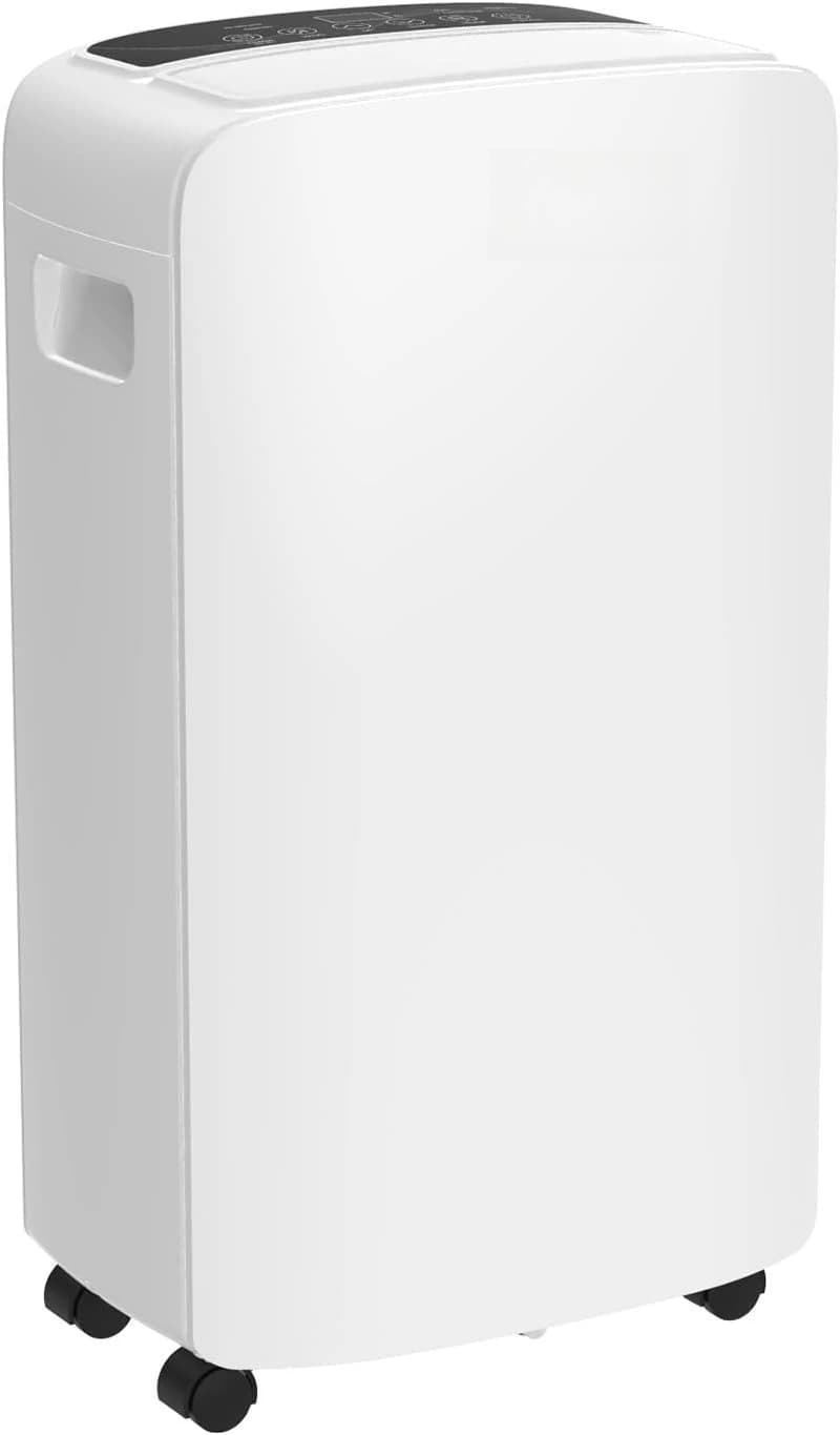 Deumidificatore da 40 pinte, per 2000 piedi quadrati, con tubo di scarico, sbrinamento automatico e timer 24 ore, per uso domestico