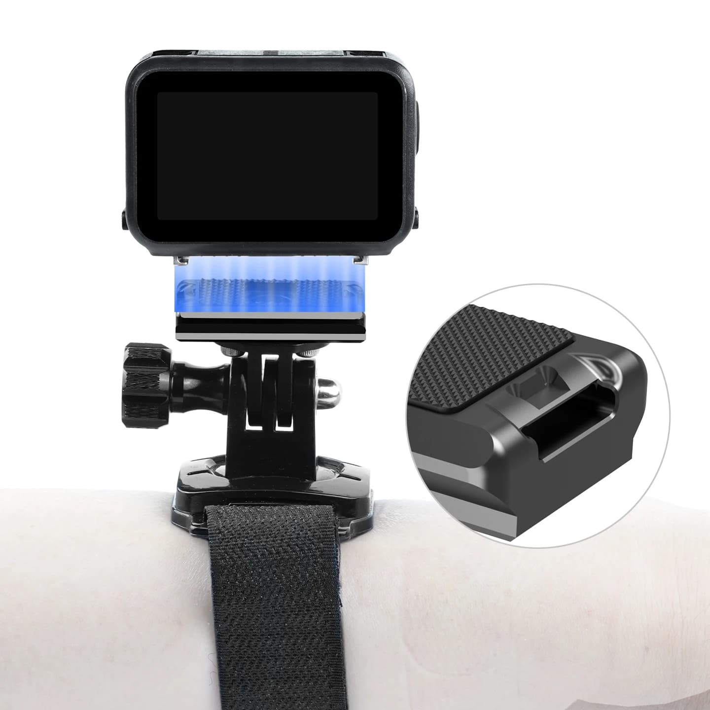 3in1 Quick Release Magnetic Adapter for DJI Action 6 Nano Camera Wrist Strap Mount for POV Vlog Cycling Hiking Skiing Portable