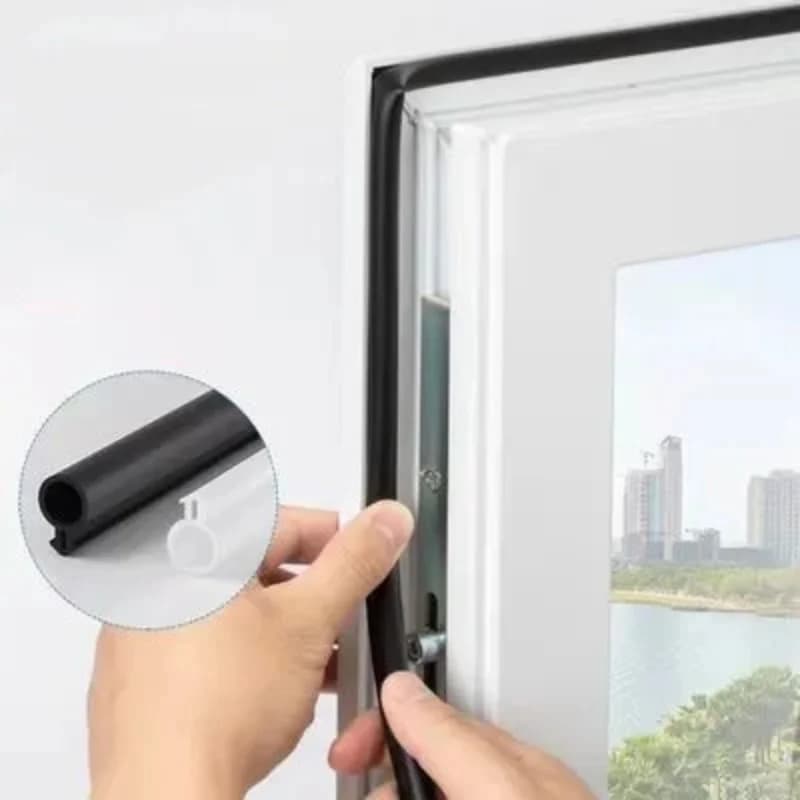 5/10M di Plastica In Acciaio Porta Finestra Striscia di Tenuta In Gomma a Forma di O Kerf Meteo Spellatura Slot Per Carta Guarnizioni Lampadina Vuota Barb tubolare