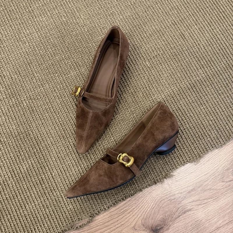 BANFANG Shoes For Woman High Heels 3.5cm Pointed Toe Shoes Elegant Ladies Summer Casual Luxury Brand High Quality Women's Shoes