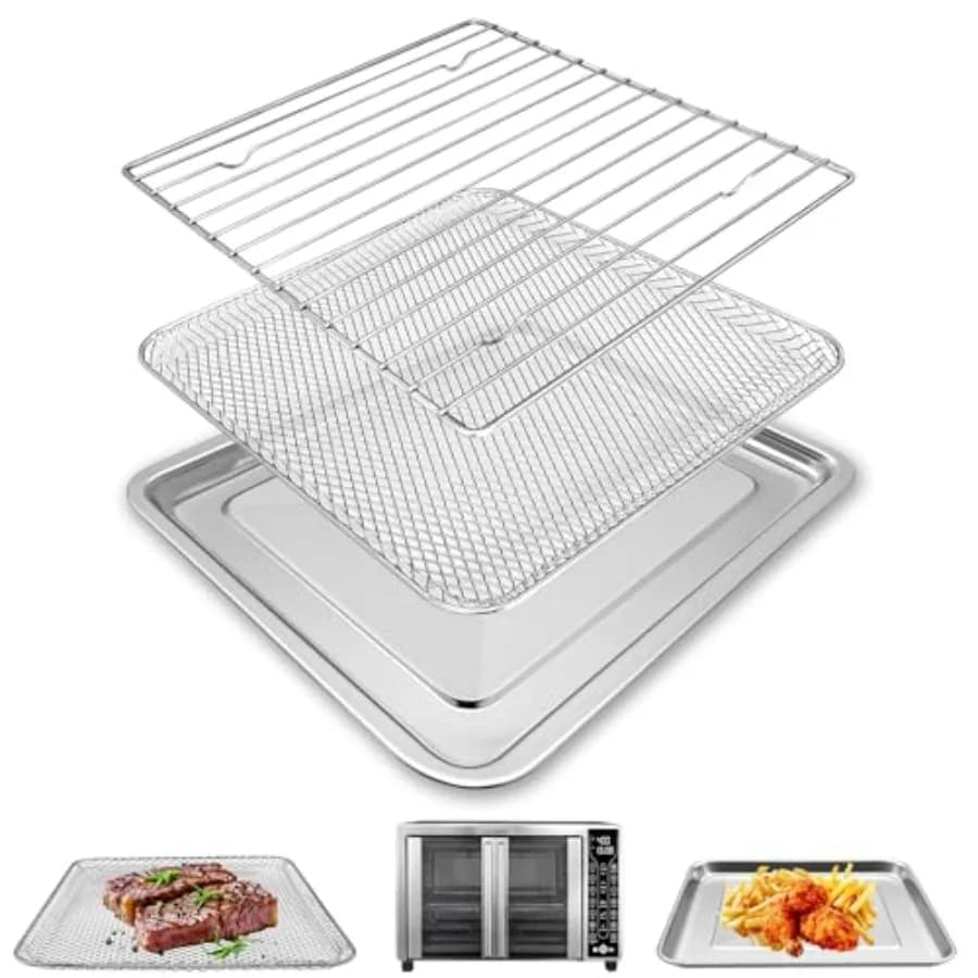 Parti di ricambio per forno tostapane Gourmia GTF7655 GTF7460 GTF7465, accessori per friggitrice ad aria, forno tostapane con 17 preimpostazioni di cottura