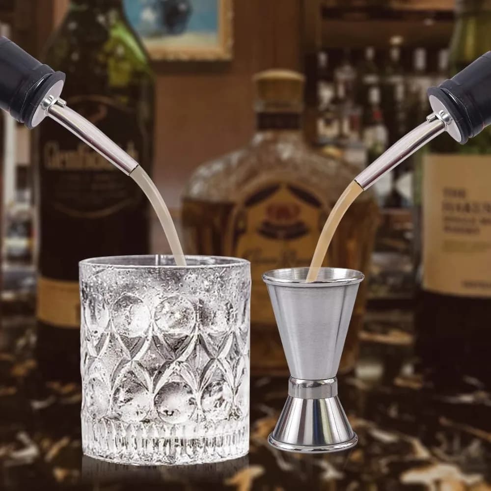 Nuovo Vino Pour Wine Bar Cocktail Shaker 6/12 pz In Acciaio Inox Fantasia Shaker Bocca Tappo di Bottiglia di Vino Tappo di Bottiglia di Scarico