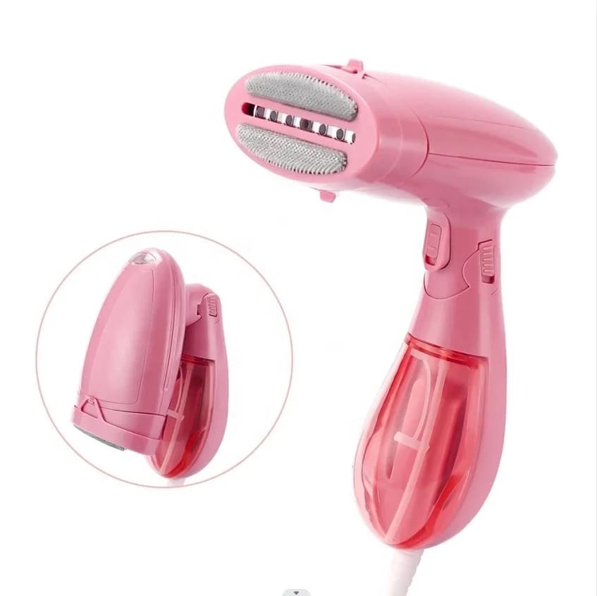Ferro da stiro a vapore portatile Potente mini stiratrice portatile compatta a vapore sospesa per vestiti, indumenti a casa o in viaggio