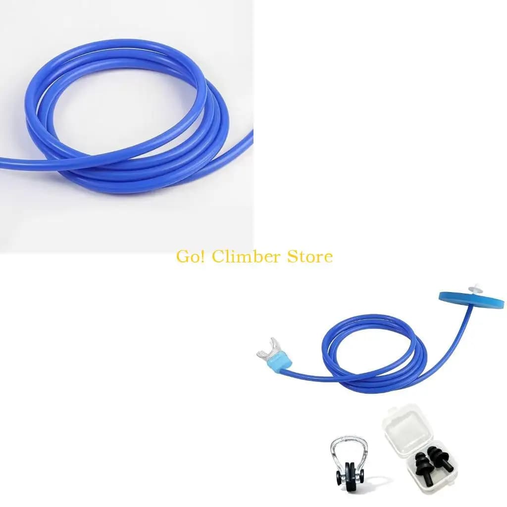 Q84C Adult Dry Snorkels Breathing Tube Set for Casual Snorkeling and Swim Practice, Full Dry Design, Silicone Construction Set