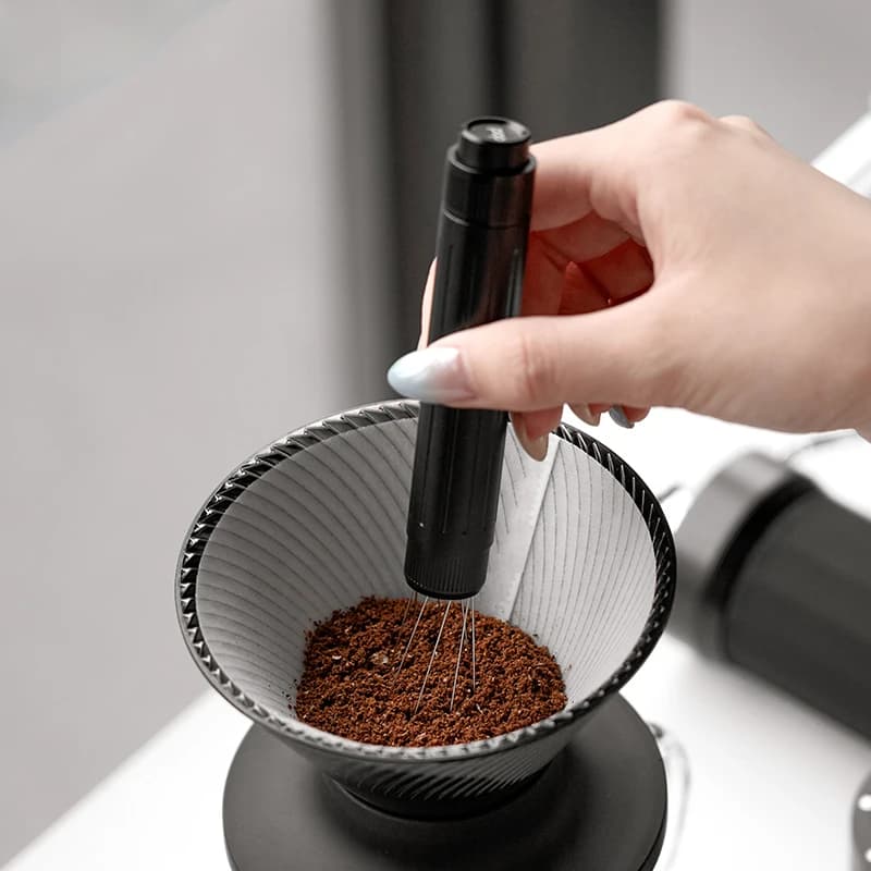 POPspresso WDT Tool,Magnetic Espresso Powder Distributor,Adjustable Retractable Telescopic coffee accessory