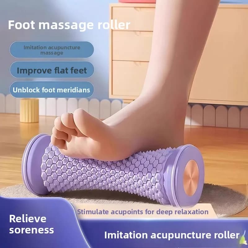 Foot Massage Roller, Fitness Equipment for Yoga and Muscular Relaxation of the Legs, Stress Lift for Home and Gym