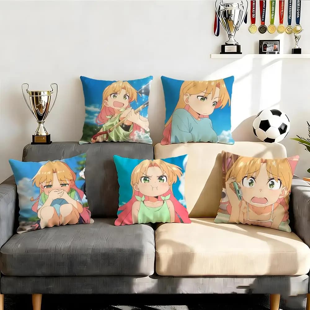 Fantasy Ruri no Hoseki Dressing set for pillows 4 pieces 50x50 45x45 40x40 Decorative cabinet for sofa Home decor