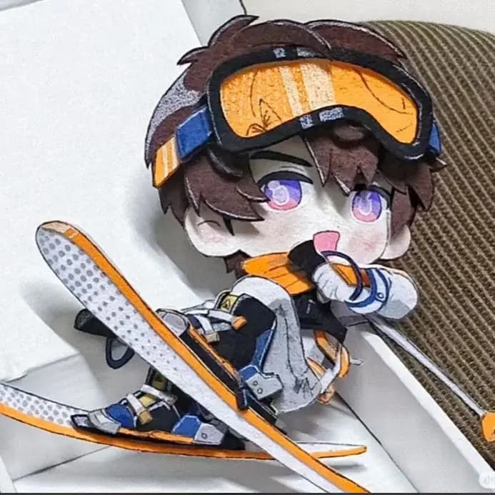 Anime Love and Deepspace Caleb Keychain for Accessories Bag cloth Cartoon Q-version Backpack Pendant Keyring Accesorios