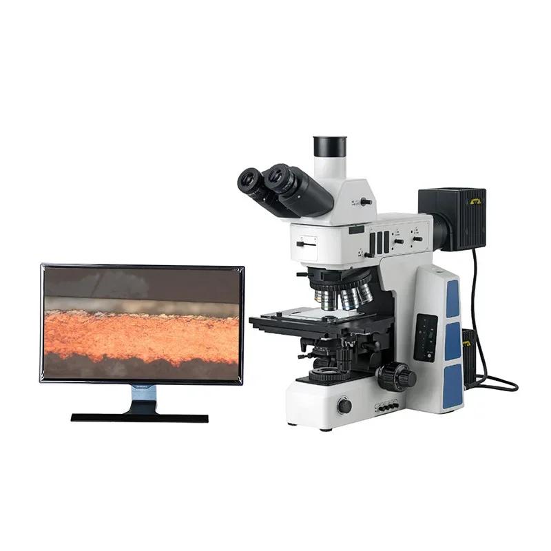 Microscopio Metallografico Portatile a Campo Chiaro con Luce Polarizzata, Modello RX50M per Ricerca con Interferenza Differenziale