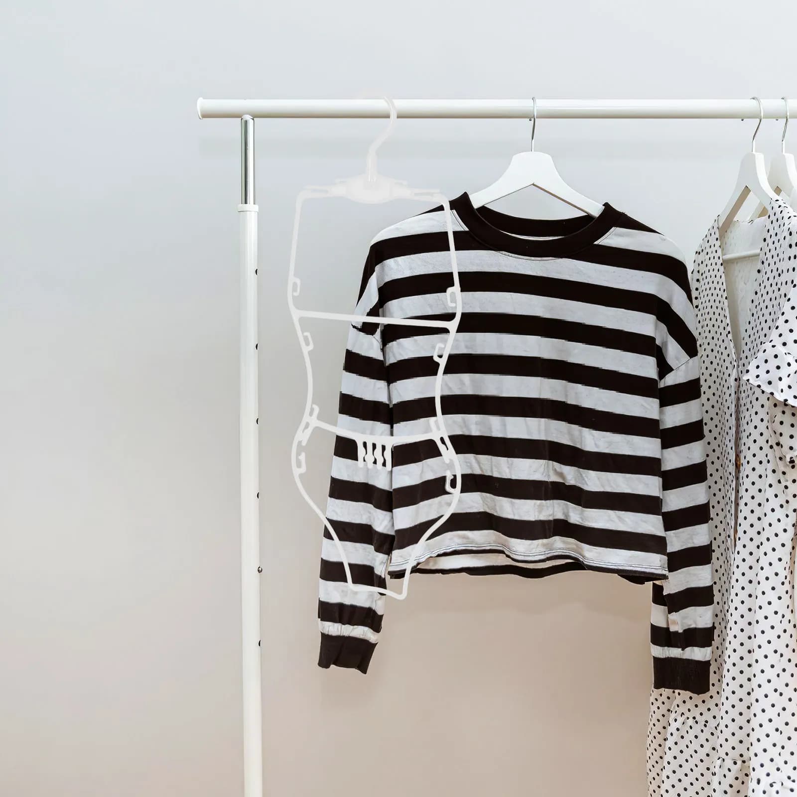 10 Pezzi Appendiabiti a Forma di Corpo per Costumi da Bagno, Espositore per Bikini, Organizer per Costumi e Lingerie, per la Casa