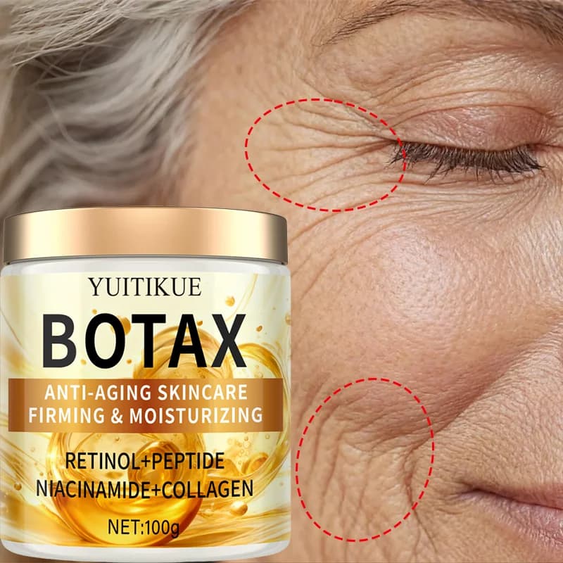 BOTAX Anti-aging cream 100g - Formula Retinolo+Peptide, firm, lift and hydrate deep, natural skin feeling, visible results