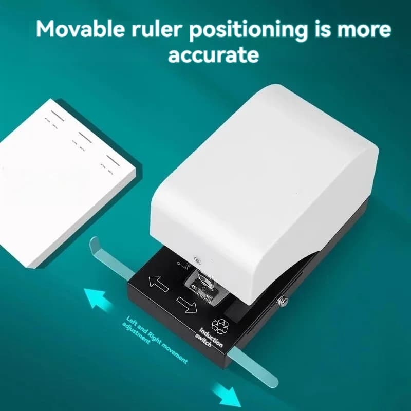 Cucitrice Elettrica Automatica Intelligente a Induzione 220V a Doppia Testa, Forniture per Ufficio e Cancelleria